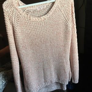 Pink sweater